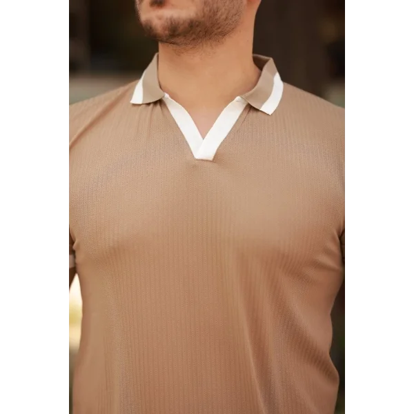 Erkek Hemşire Yaka Kısa Kollu Tişört