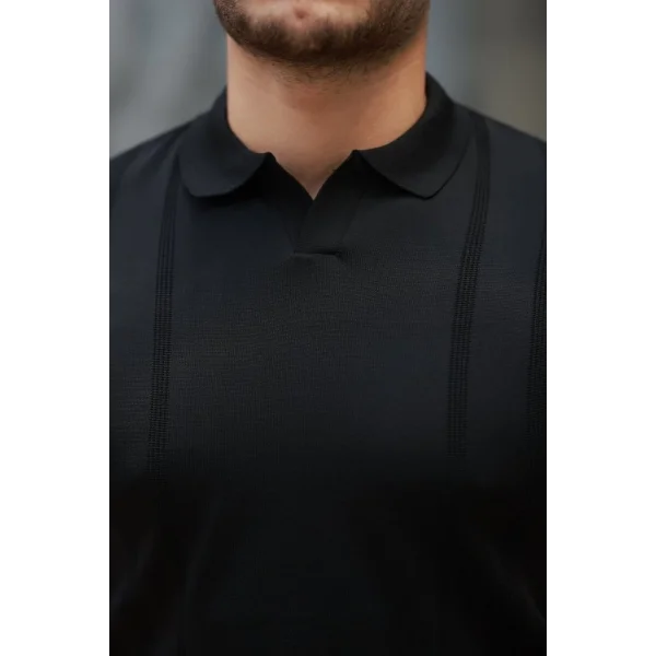 Erkek Hemşire Yaka Kısa Kollu Tişört