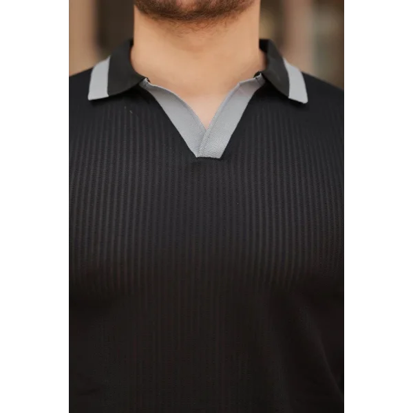 Erkek Hemşire Yaka Kısa Kollu Tişört