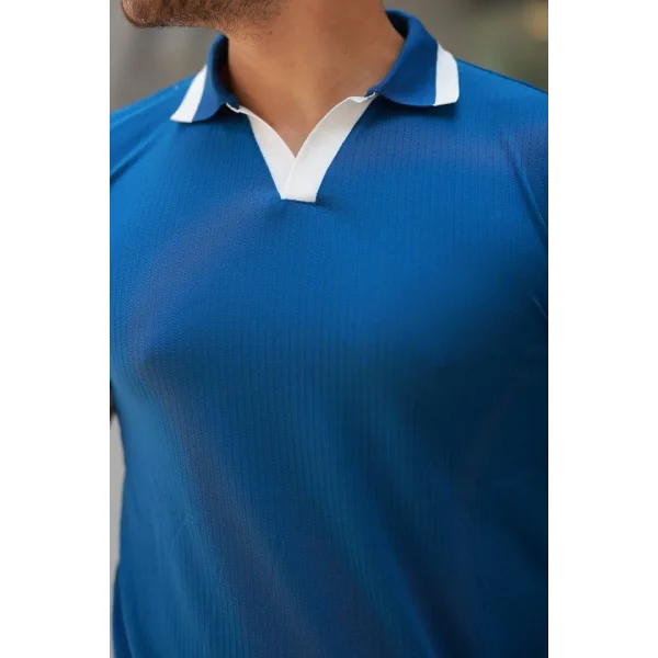 Erkek Hemşire Yaka Kısa Kollu Tişört