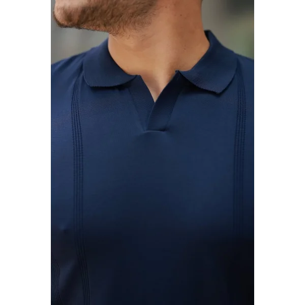 Erkek Hemşire Yaka Kısa Kollu Tişört