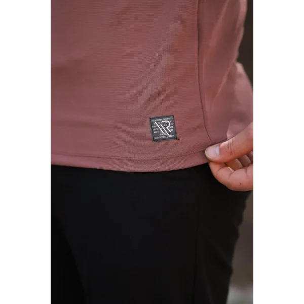 Erkek Ince çizgi Dokulu Kısa Kollu T-shirt