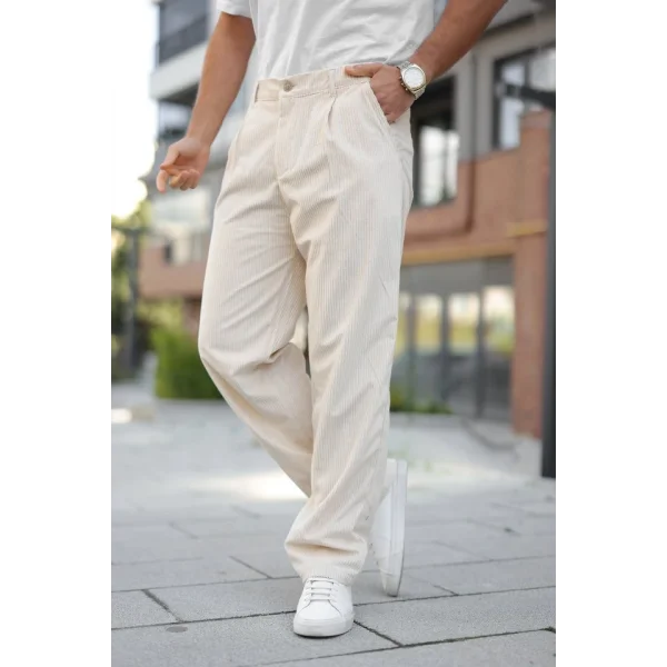 Erkek Kadife Baggy Pantolon