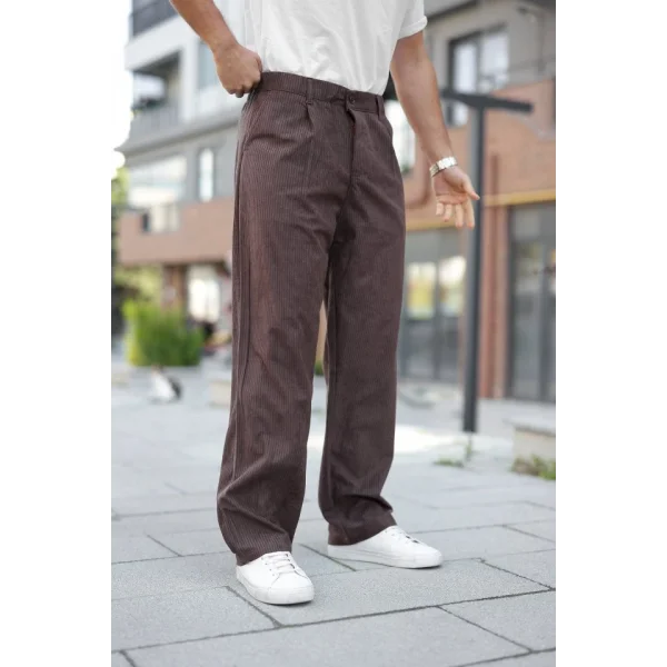 Erkek Kadife Baggy Pantolon