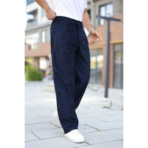 Erkek Kadife Baggy Pantolon