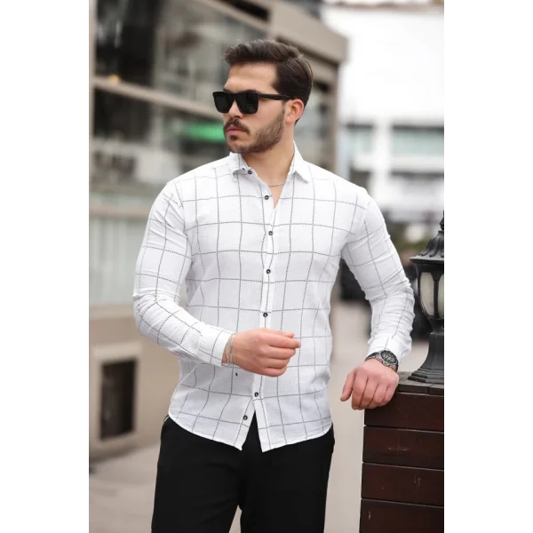 Erkek Kare Desenli Gömlek