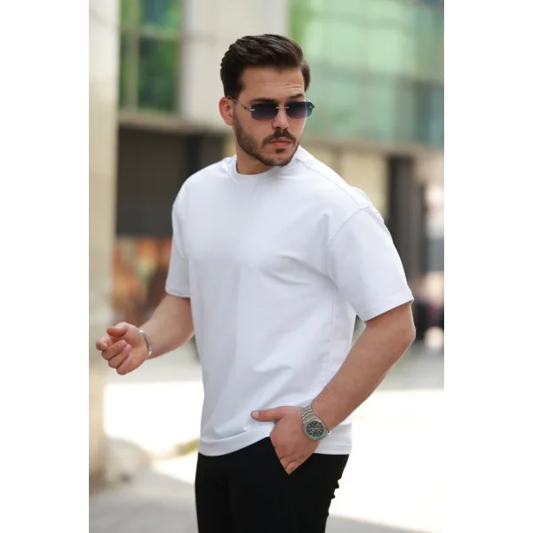 Erkek Kısa Kollu Basic Oversize Tshirt