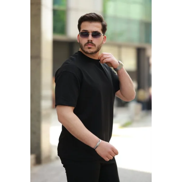 Erkek Kısa Kollu Basic Oversize Tshirt