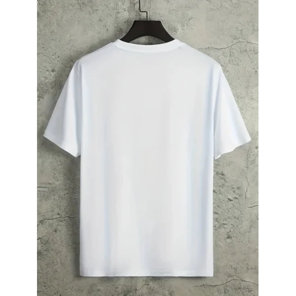 Erkek Kısa Kollu Bisiklet Yaka Baskılı Süprem Bluz