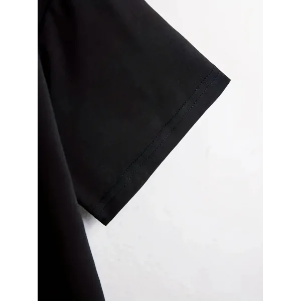 Erkek Kısa Kollu Bisiklet Yaka Baskılı Süprem Bluz