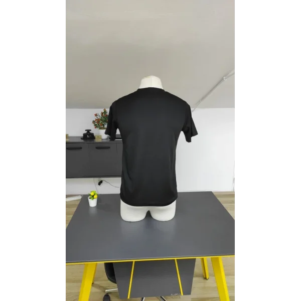 Erkek Kısa Kollu Bisiklet Yaka Burgu Bluz