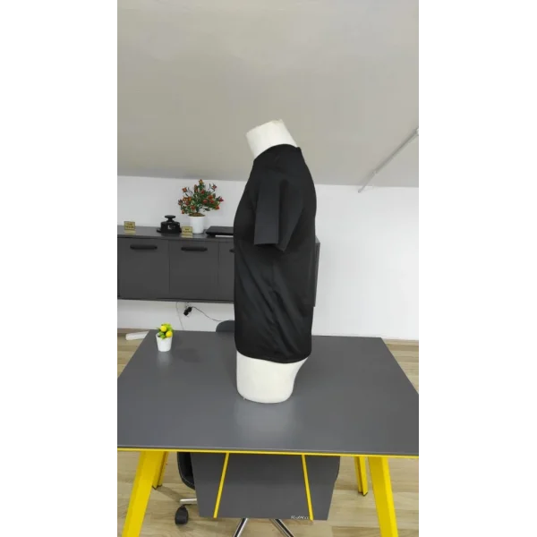 Erkek Kısa Kollu Bisiklet Yaka Burgu Bluz