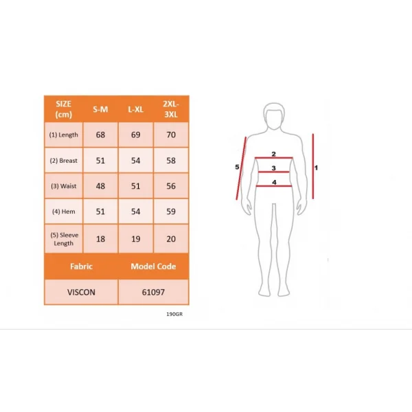 Erkek Kısa Kollu Bisiklet Yaka çok Renkli Viskon Bluz