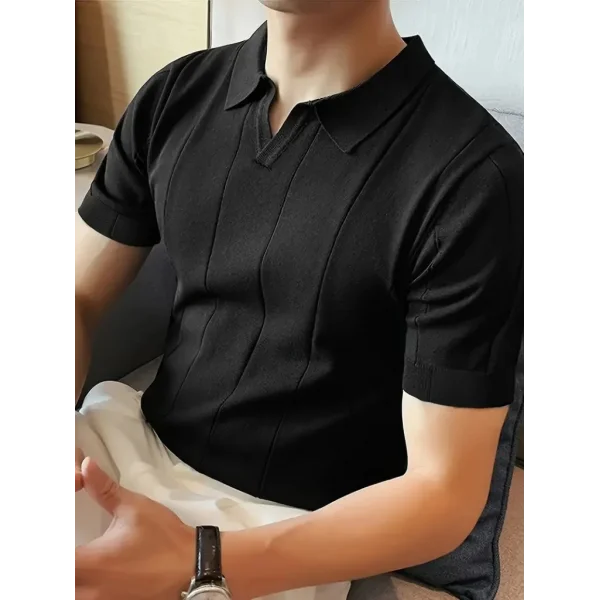 Erkek Kısa Kollu Polo Yakalı Triko Tshirt