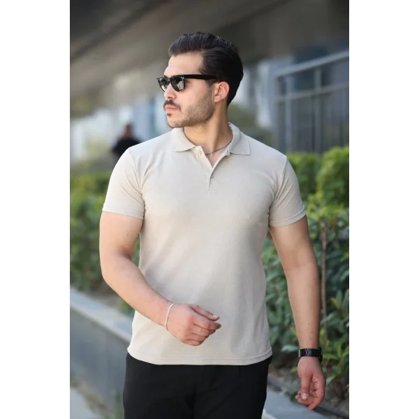 Erkek Kısa Kollu Yakalı Tişört