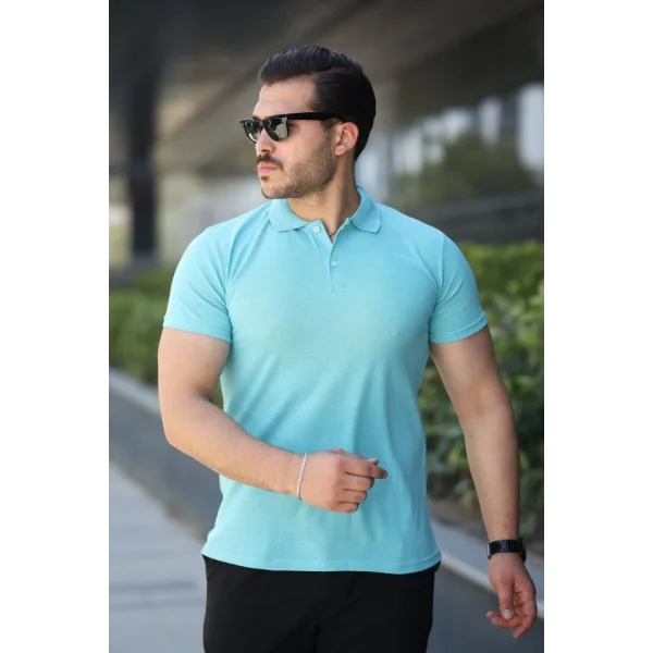 Erkek Kısa Kollu Yakalı Tişört