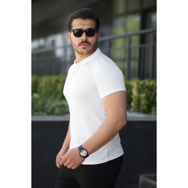 Erkek Kısa Kollu Yakalı Tişört