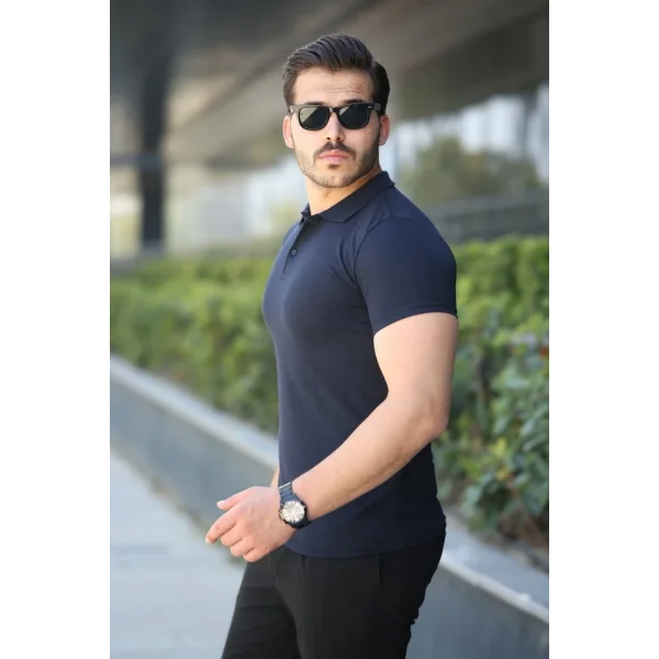 Erkek Kısa Kollu Yakalı Tişört