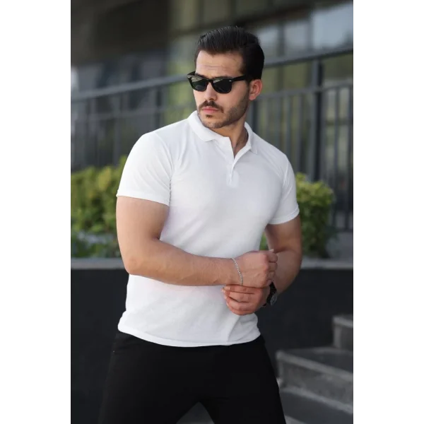 Erkek Kısa Kollu Yakalı Tişört