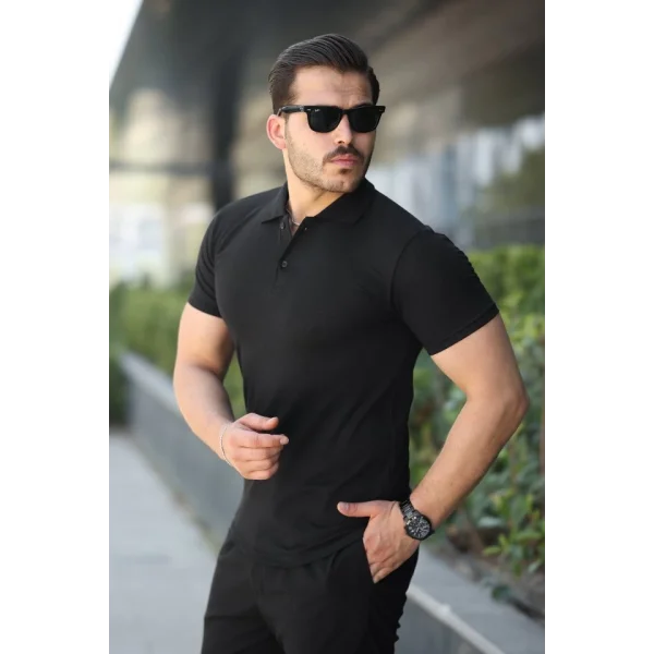 Erkek Kısa Kollu Yakalı Tişört