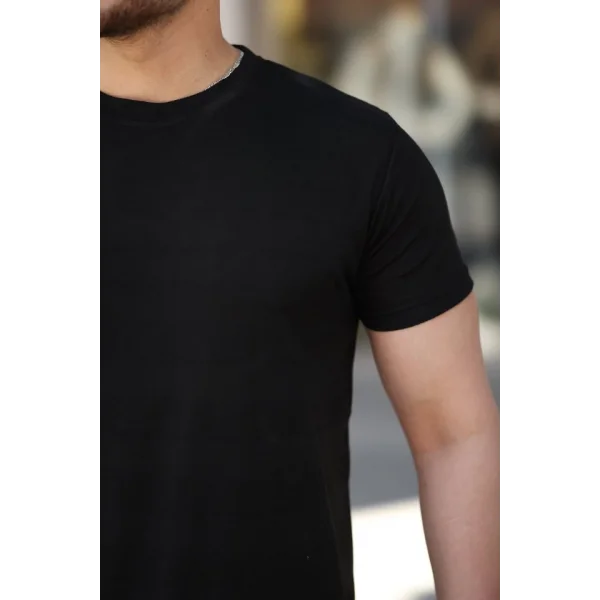 Erkek Mini Jakarlı Kısa Kollu T-shirt