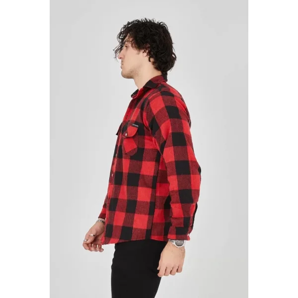 Erkek Oduncu Gömlek - Kırmızı