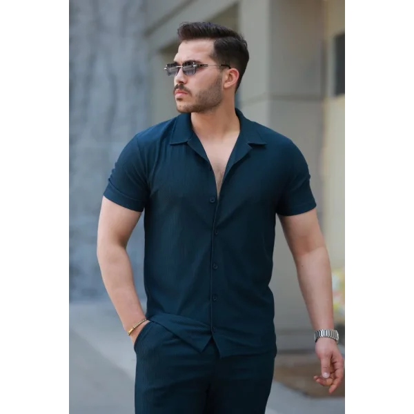 Erkek Ottoman Kumaş Pantolon Gömlek Takım