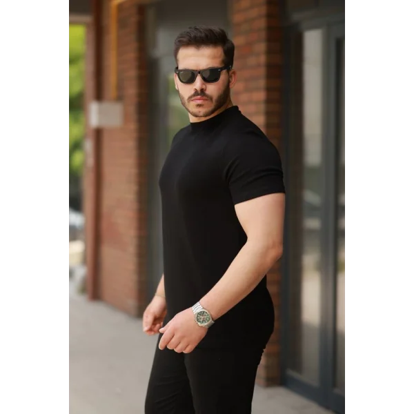 Erkek Oysho Kumaş Basic Kısa Kollu Tişört