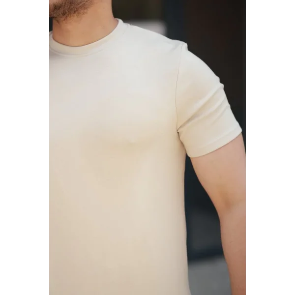 Erkek Oysho Kumaş Basic Kısa Kollu Tişört