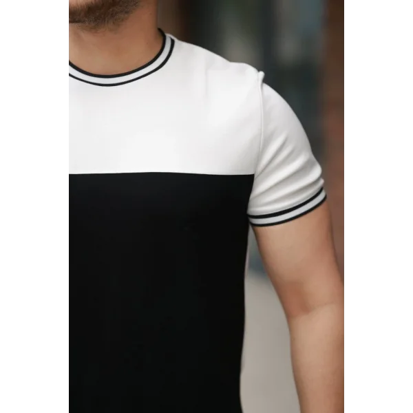 Erkek Parçalı Renk Oysho Kumaş Kısa Kollu Tişört