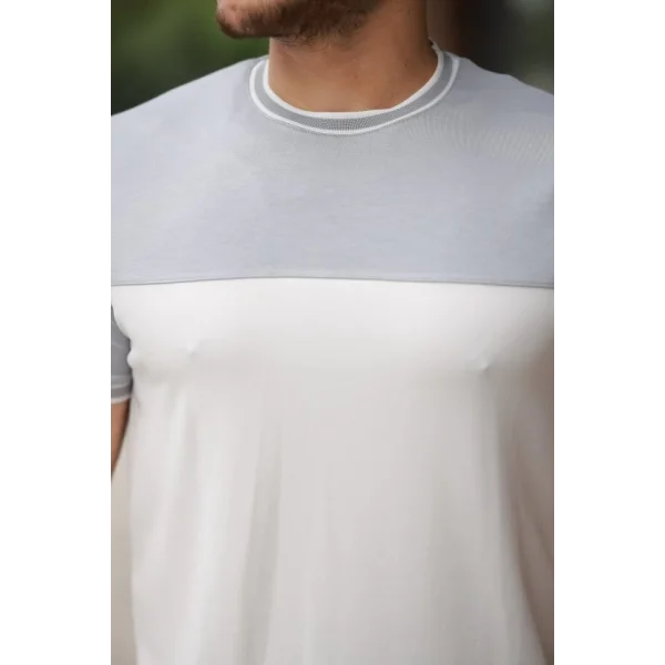 Erkek Parçalı Renk Oysho Kumaş Kısa Kollu Tişört