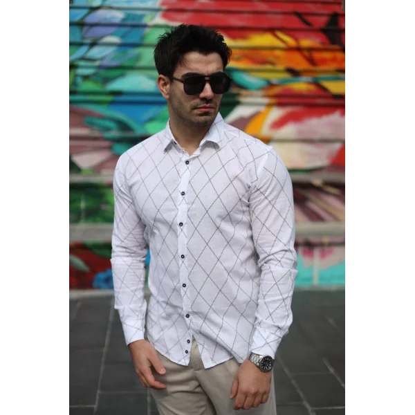 Erkek şamre Kumaş Gömlek