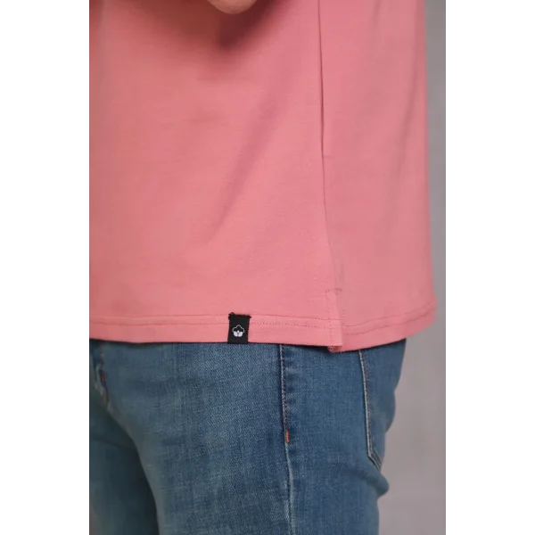 Erkek Slim Fit Pamuklu Yumuşak Doku Nefes Alan Kumaş Yakalı Tişört