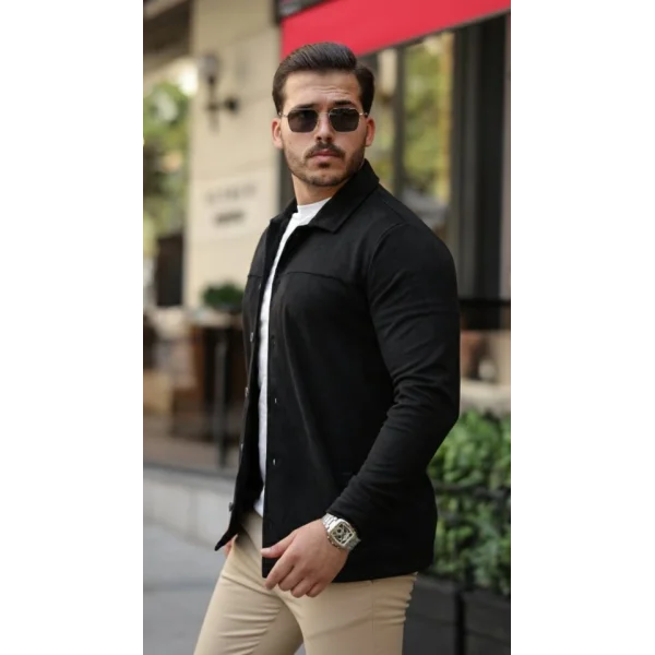 Erkek Süet Ceket Gömlek