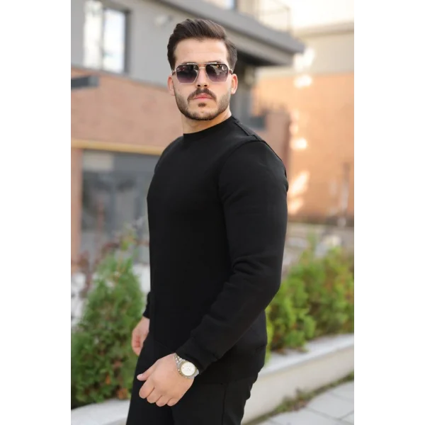 Erkek Üç İplik Şardonlu Sweatshirt