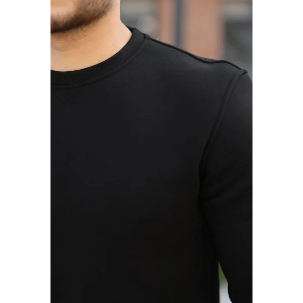 Erkek Üç İplik Şardonlu Sweatshirt