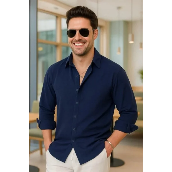 Erkek Uzun Kollu Gömlek