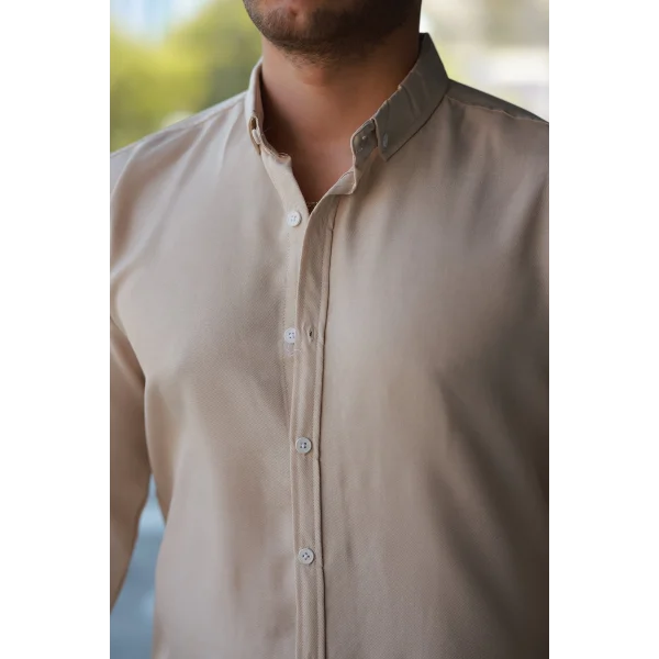 Erkek Uzun Kollu Regular Sofya Keten Gömlek
