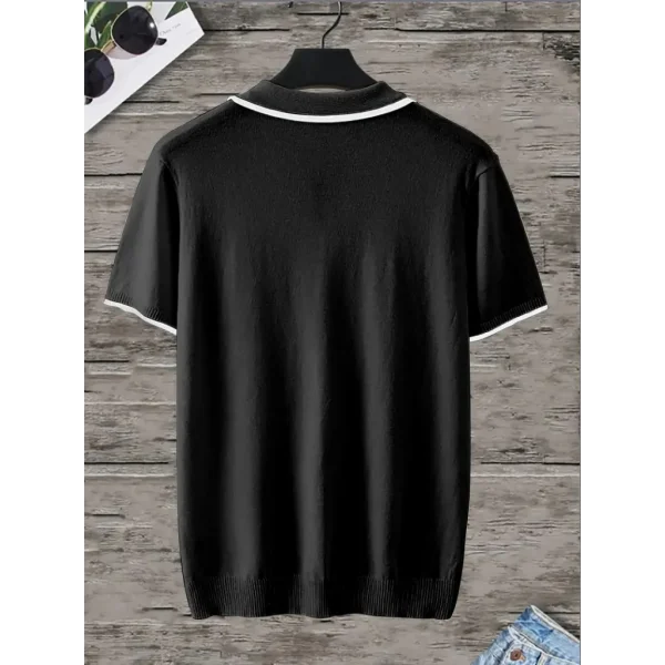 Erkek Uzun Kollu Yakalı Triko Bluz