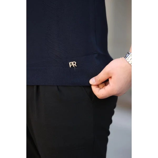 Erkek Viskon Kumaş Polo Yaka Tişört