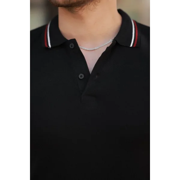 Erkek Yakalı Kısa Kollu T-shirt