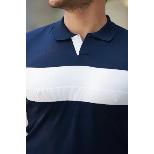 Erkek Yakalı Kısa Kollu Tişört