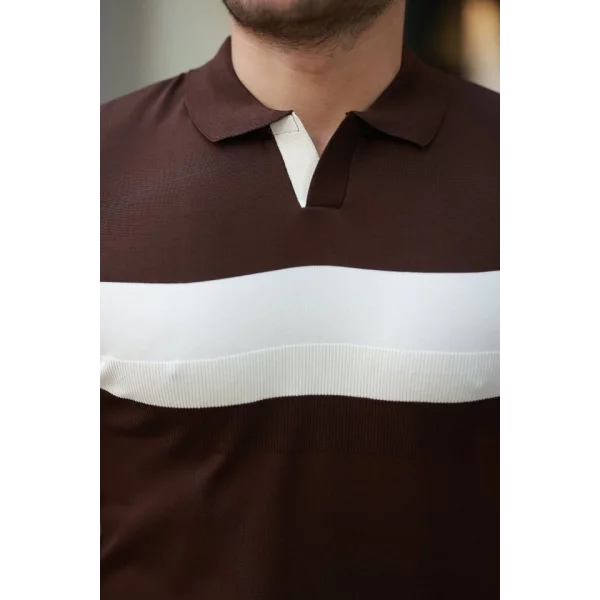 Erkek Yakalı Kısa Kollu Tişört