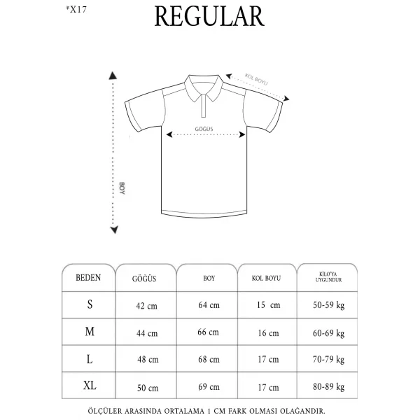 Erkek Yakalı Slim Fit Baskılı T-Shirt - Beyaz