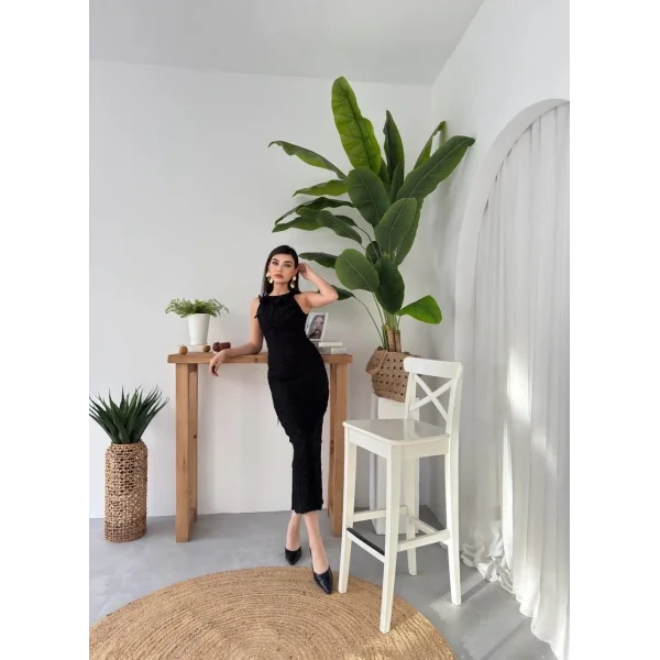 ers Çiçek Detaylı Elbise