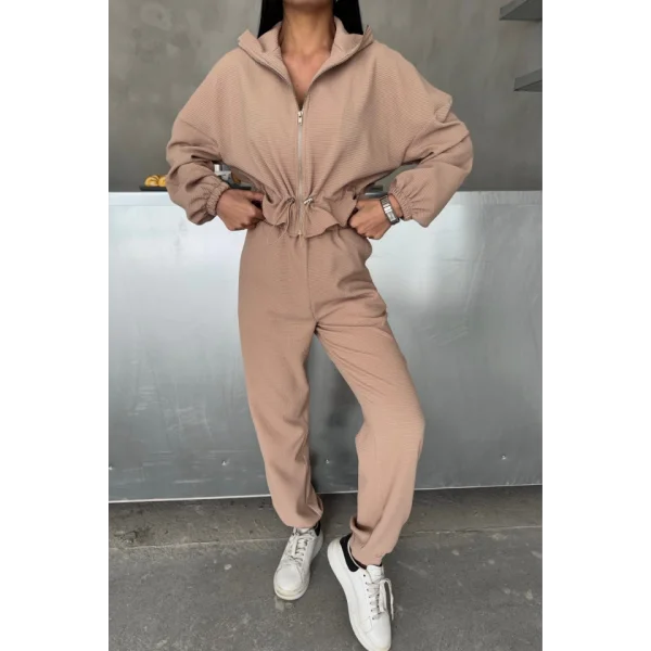 EŞOFMAN TAKIM GİFT KUMAŞ - Bej