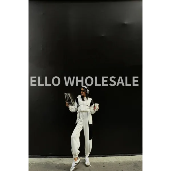 EŞOFMAN TAKIM PARÇALI - Beyaz