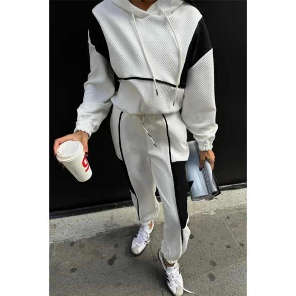 EŞOFMAN TAKIM PARÇALI - Beyaz