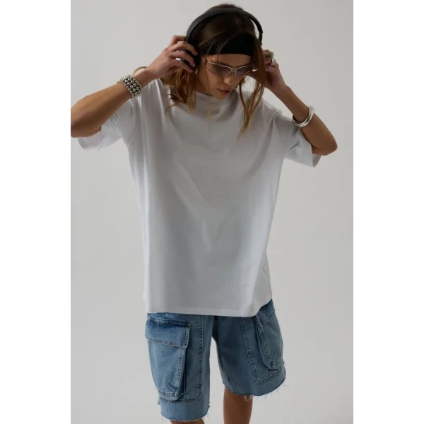 Etek Ucu Baskili Tshirt