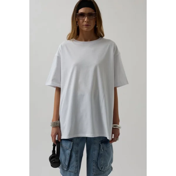 Etek Ucu Baskili Tshirt